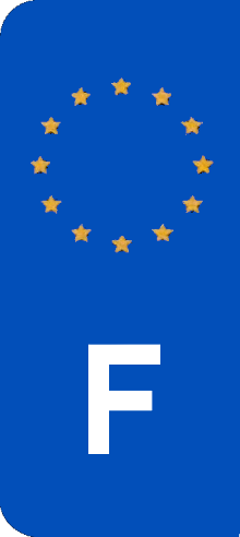 French Europlate Flag