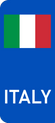 Italian Flag License Plate