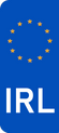 IRL Ireland Europlate Flag