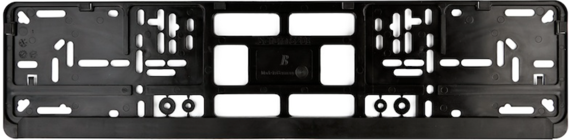 European License Plate Mounting Frame