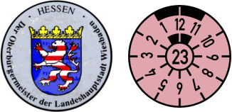 2023 Hessen registration stickers