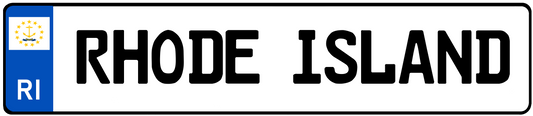 Rhode Island Euro Plate